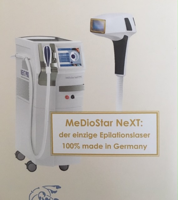 MeDioStar NeXT - Epilationslaser made in Germany